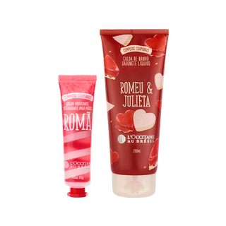 Geleia Hidratante Rom&atilde; e Calda de Banho Romeu e Julieta